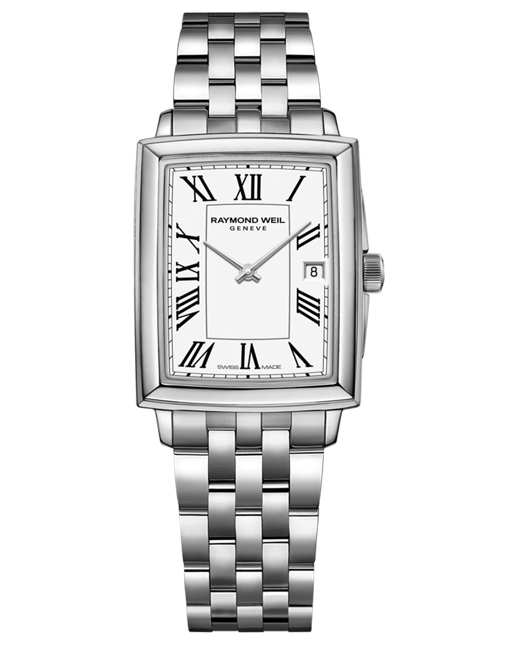 Toccata Ladies Quartz White Dial Stainless Steel Bracelet Watch, 22.6 x 28.1mm