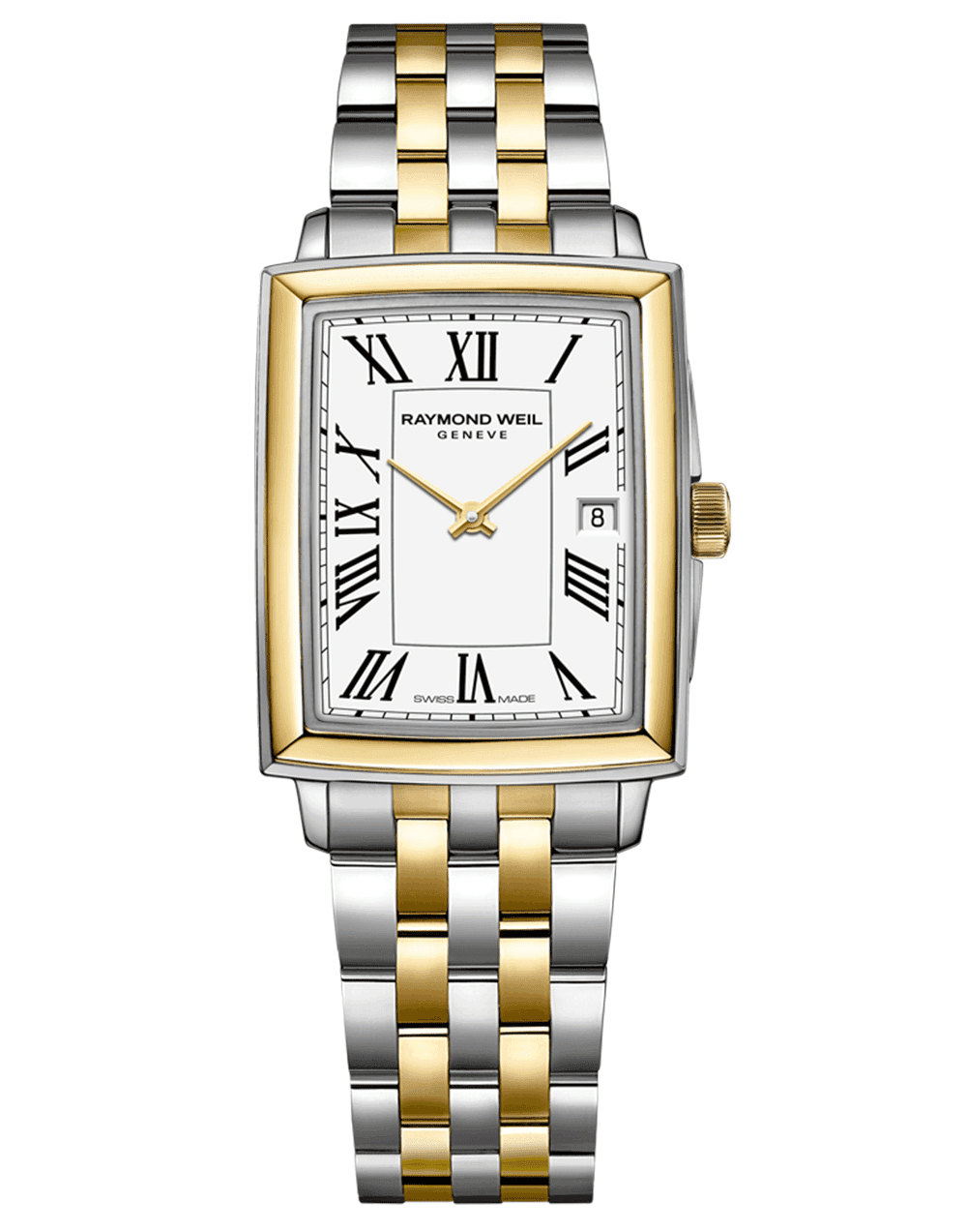 Toccata Ladies Quartz White Dial Two-Tone Bracelet Watch, 22.6 x 28.1mm