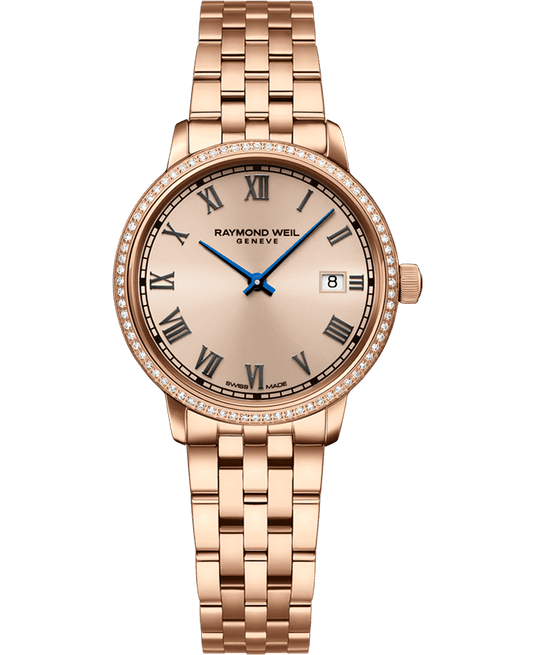 Toccata Ladies 76 Diamonds Rose Gold PVD Bracelet Watch, 29mm