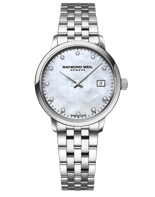 Toccata Ladies Quartz 11 Diamond White Mother-of-Pearl Dial Bracelet Watch, 29mm