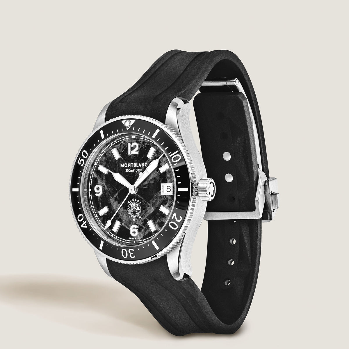 Montblanc Iced Sea Automatic Date 0 Oxygen - Steel - Ceramic - Black - Montblanc® US MB136542