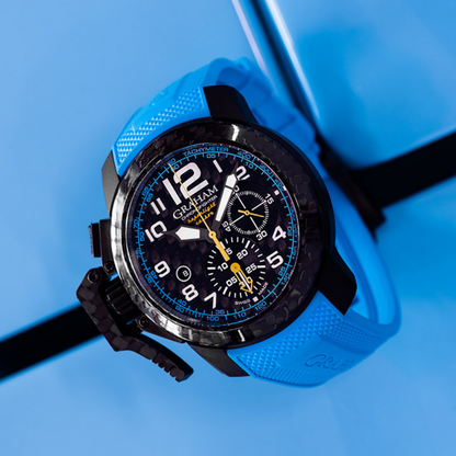 Graham CHRONOFIGHTER SUPERLIGHT CARBON (BLUE) 2CCBK.B30A