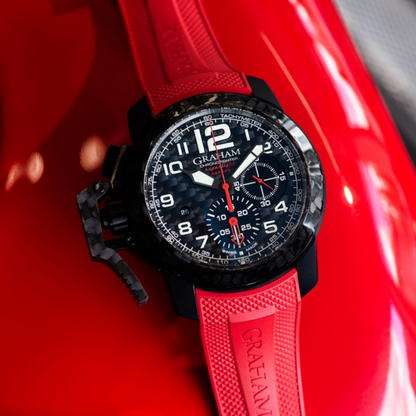 Graham CHRONOFIGHTER SUPERLIGHT CARBON (RED) 2CCBK.B11A
