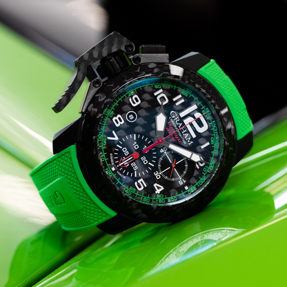 Graham CHRONOFIGHTER SUPERLIGHT CARBON (GREEN) 2CCBK.G06A