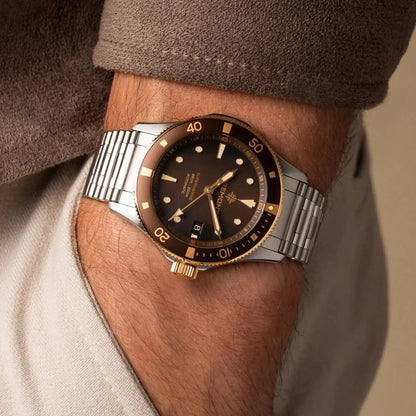 Bremont Watches | Mens | Supermarine Supermarine 300M Date, Bi-Colour SM40-DT-BI-BR-B