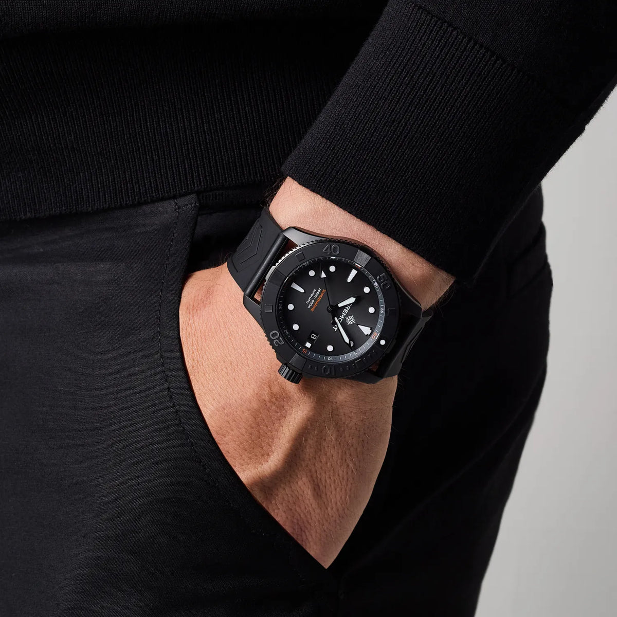 Bremont Watches | Mens | Supermarine Supermarine Full Ceramic, Tactical Black SM43-DT-BKCER-BK-R-S