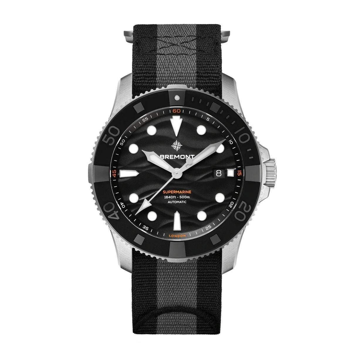 Bremont Watches | Mens | Supermarine Supermarine 500m SM43-DT-SS-BK-N-S