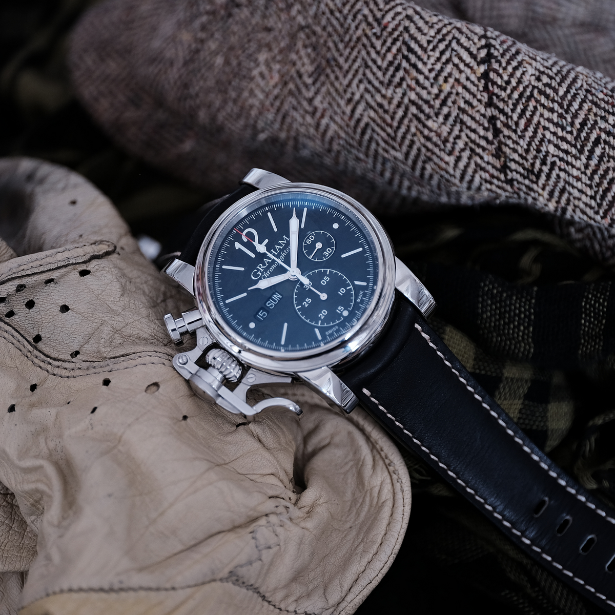 Graham CHRONOFIGHTER VINTAGE (BLUE) 2CVAS.U01A