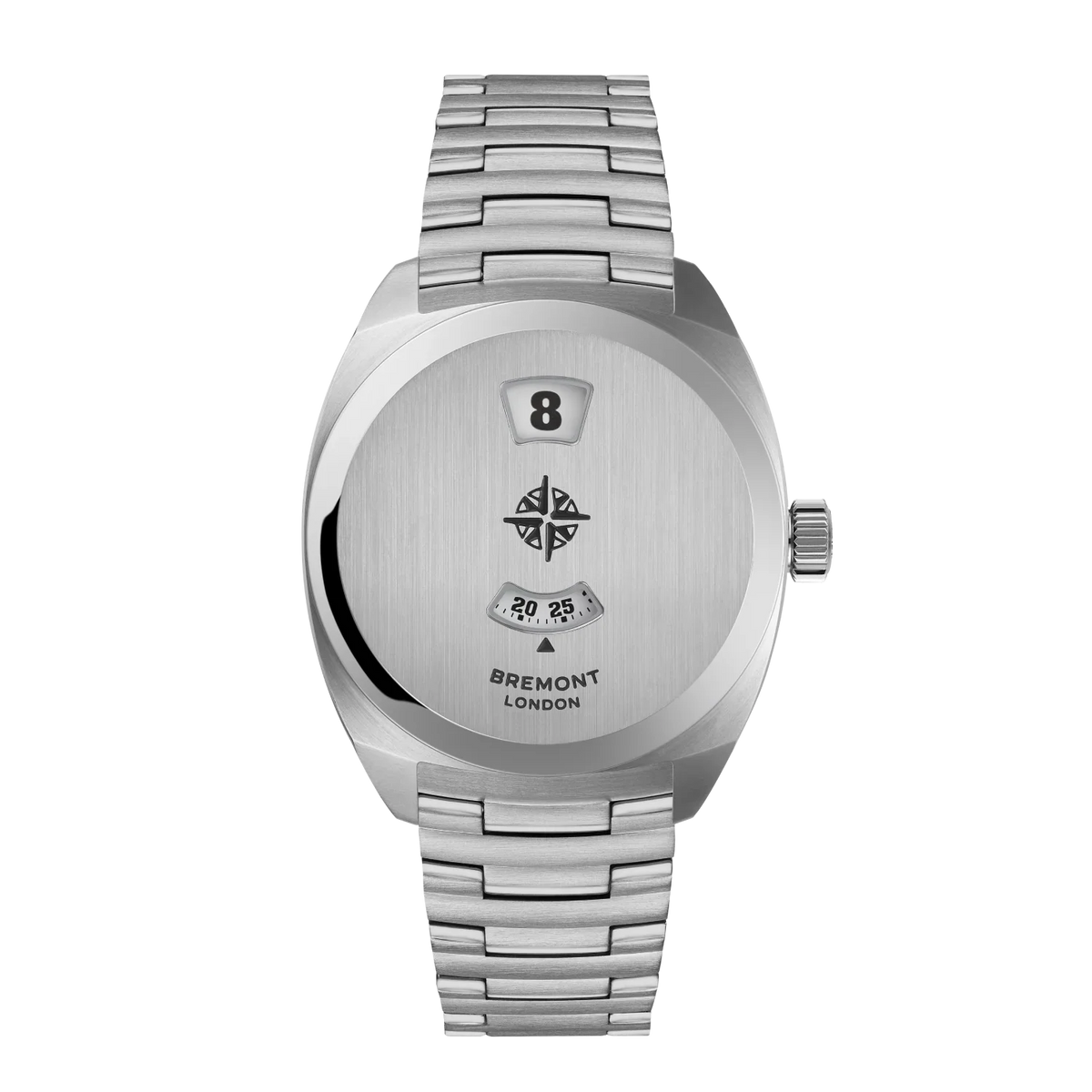 Bremont Watches | Mens | Terra Nova Terra Nova 35mm Jumping Hour Bracelet TN35-JH-SS-CC-B