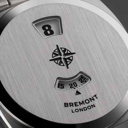 Bremont Watches | Mens | Terra Nova Terra Nova 35mm Jumping Hour Bracelet TN35-JH-SS-CC-B
