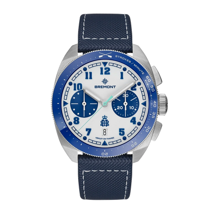 Bremont Watches | Mens | Terra Nova Terra Nova 42.5MM HRR Chronograph Leather Strap TN42-CHR-SS-HRR-L-S