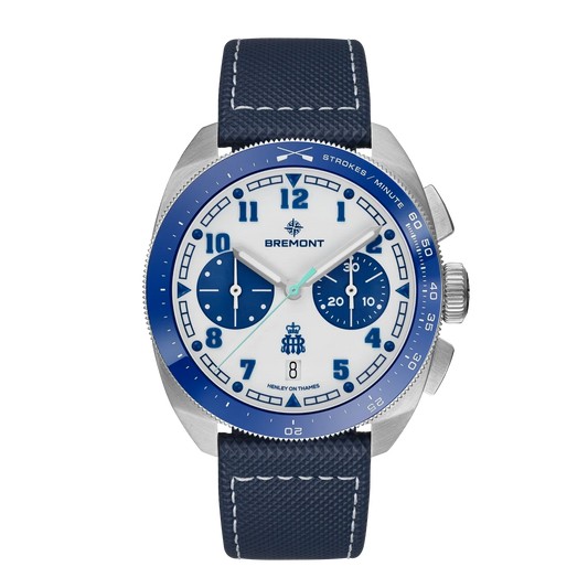 Bremont Watches | Mens | Terra Nova Terra Nova 42.5MM HRR Chronograph Leather Strap TN42-CHR-SS-HRR-L-S