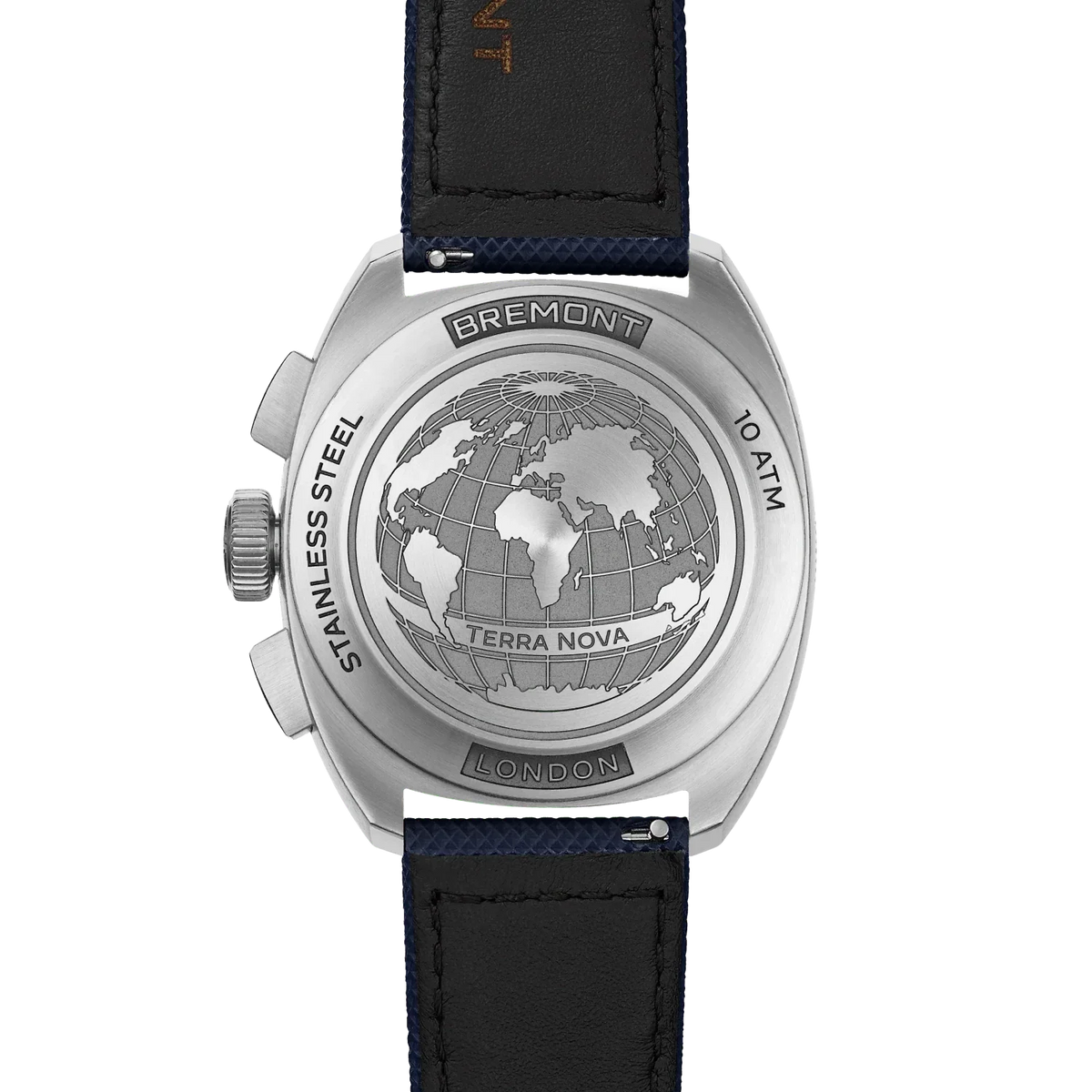 Bremont Watches | Mens | Terra Nova Terra Nova 42.5MM HRR Chronograph Leather Strap TN42-CHR-SS-HRR-L-S
