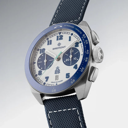 Bremont Watches | Mens | Terra Nova Terra Nova 42.5MM HRR Chronograph Leather Strap TN42-CHR-SS-HRR-L-S