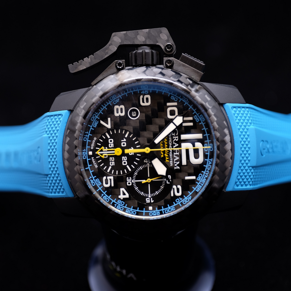 Graham CHRONOFIGHTER SUPERLIGHT CARBON (BLUE) 2CCBK.B30A