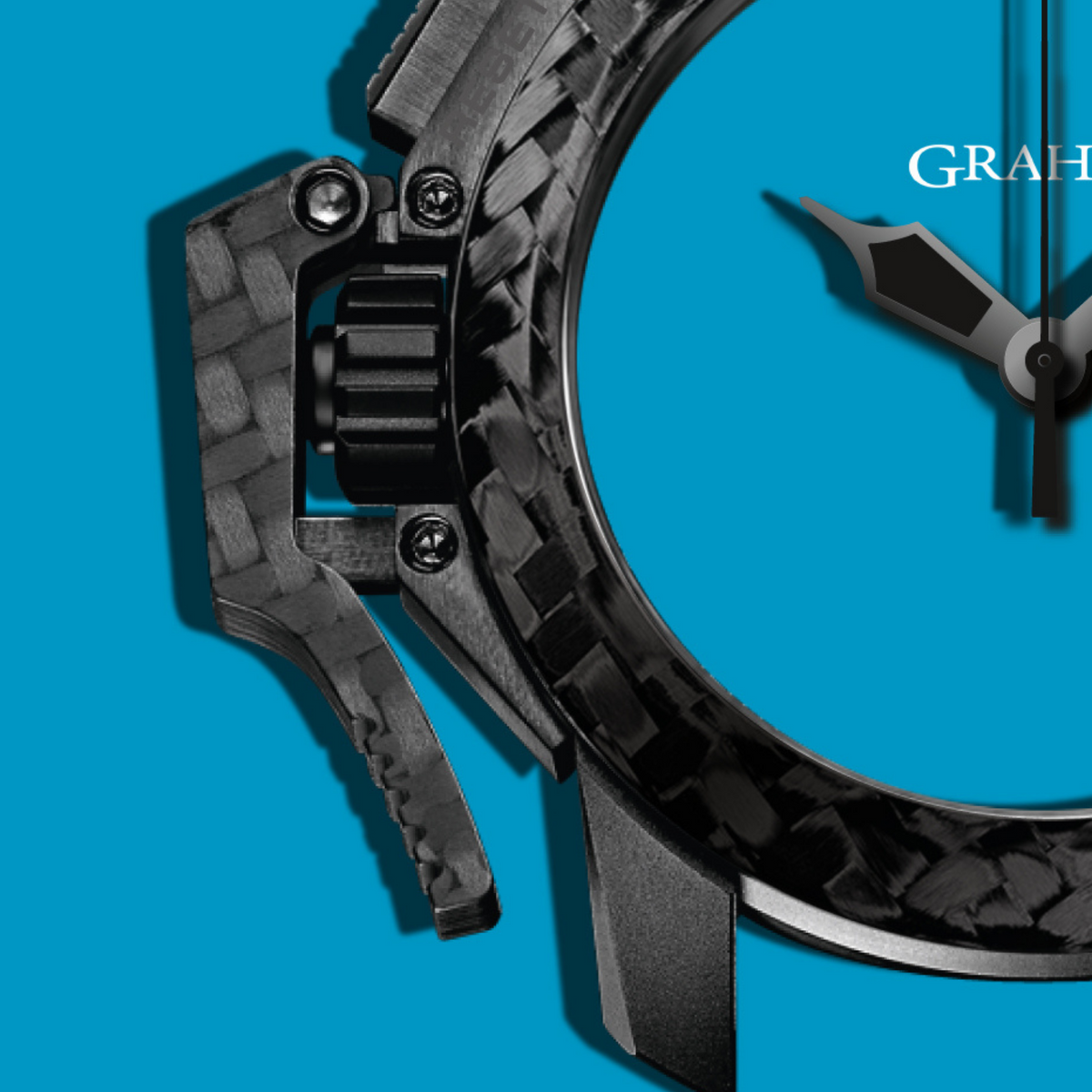 Graham CHRONOFIGHTER SUPERLIGHT CARBON (BLUE) 2CCBK.B30A
