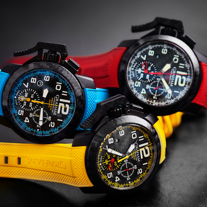 Graham CHRONOFIGHTER SUPERLIGHT CARBON (RED) 2CCBK.B11A