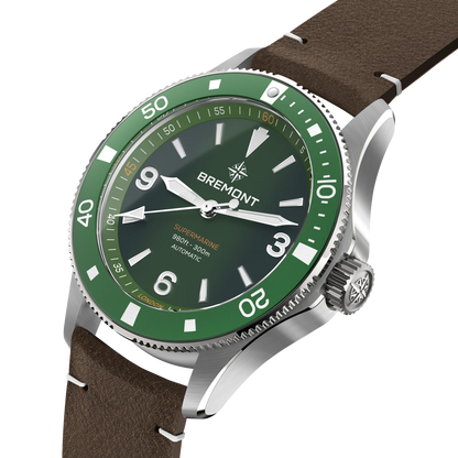 Bremont Watches | Mens | Supermarine Supermarine 300M SM40-ND-SS-GN-L-S