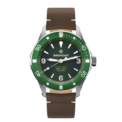 Bremont Watches | Mens | Supermarine Supermarine 300M SM40-ND-SS-GN-L-S
