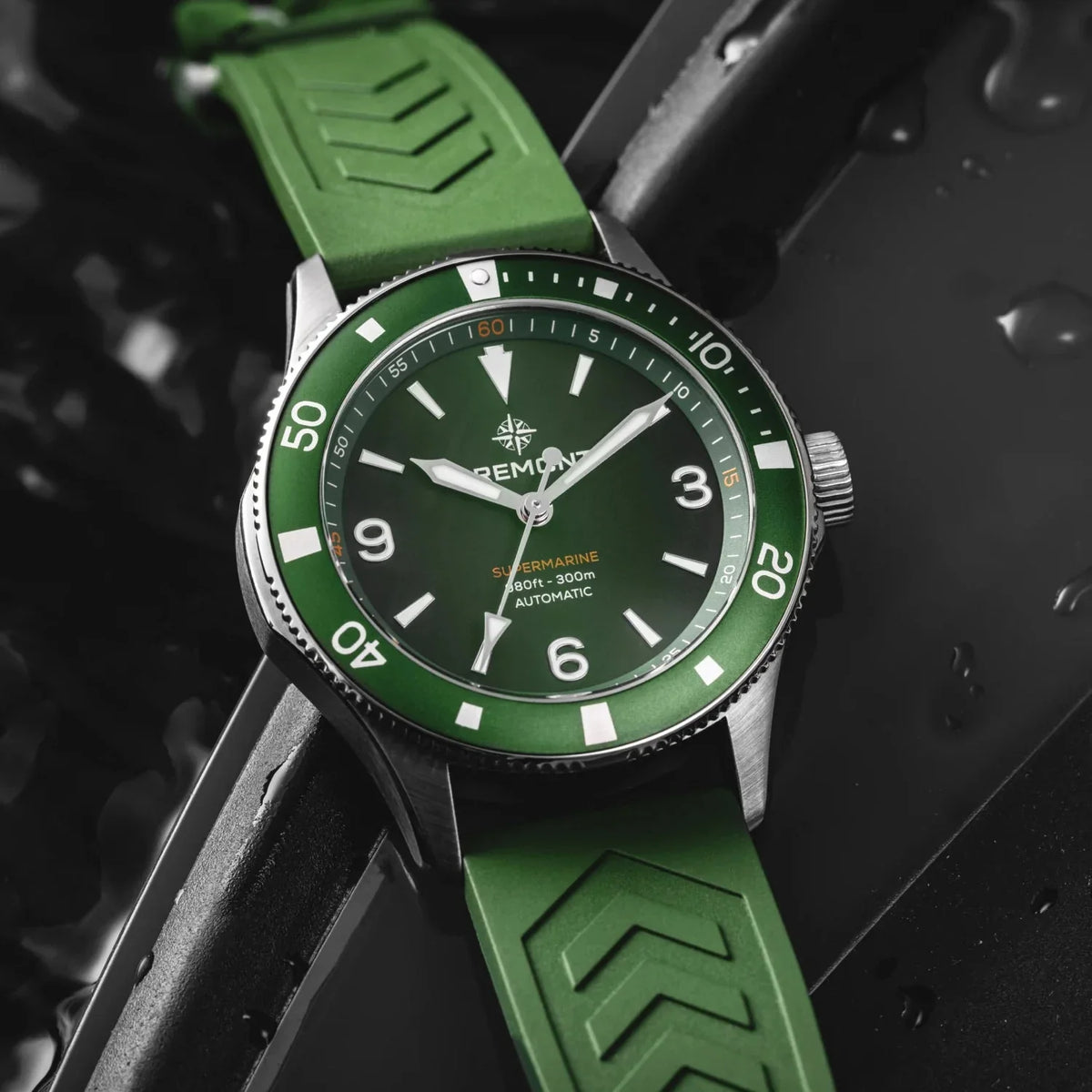 Bremont Watches | Mens | Supermarine Supermarine 300M SM40-ND-SS-GN-B