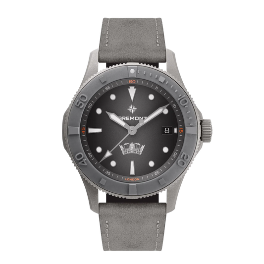 Bremont Watches | Mens | HMAF HMAF Supermarine 40mm Date Leather Strap SM40-DT-GRSS-HMAF-L-S