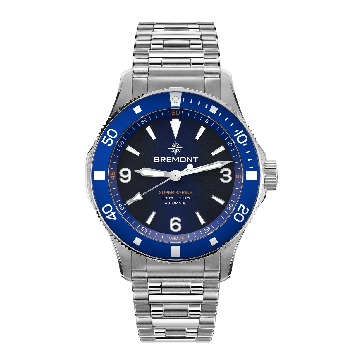 Bremont Watches | Mens | Supermarine Supermarine 300M SM40-ND-SS-BL-B