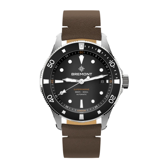 Bremont Watches | Mens | Supermarine Supermarine 300M Date SM40-DT-SS-BK-L-S
