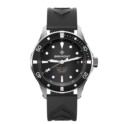 Bremont Watches | Mens | Supermarine Supermarine 300M Date SM40-DT-SS-BK-R-S