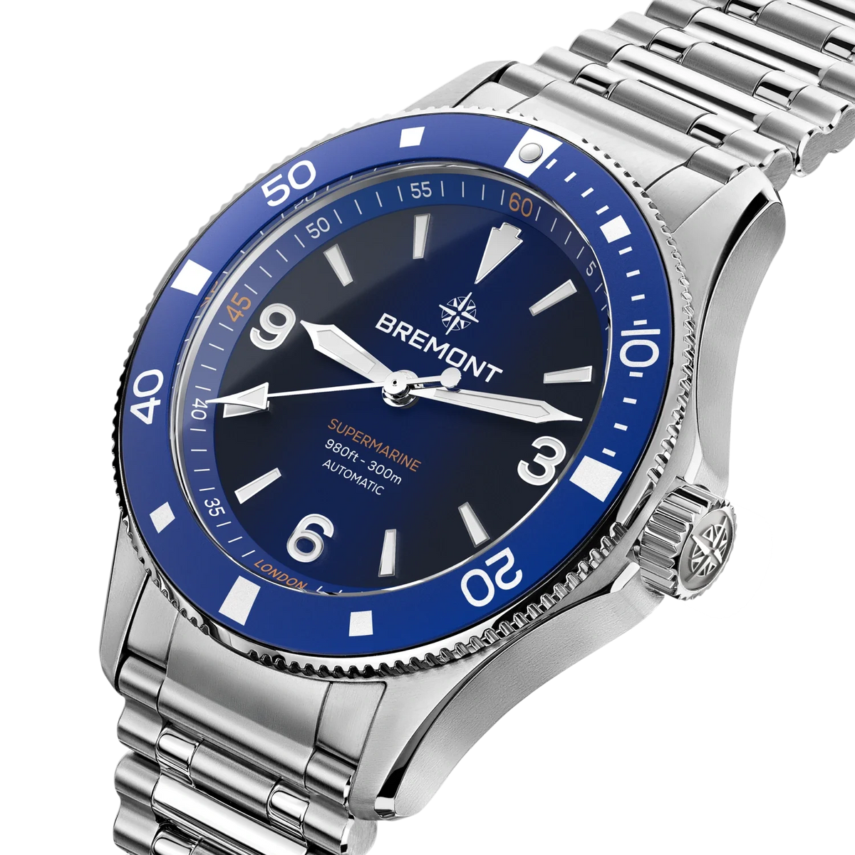 Bremont Watches | Mens | Supermarine Supermarine 300M SM40-ND-SS-BL-B
