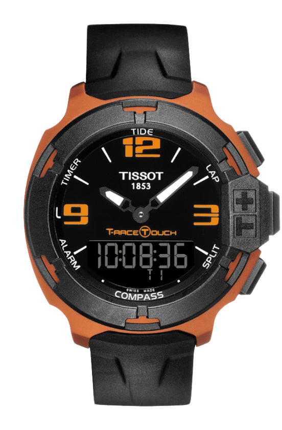 Tissot T-Race Touch Aluminum Quartz Analog Digital Black Dial T081.420.97.057.03 Men's Watch