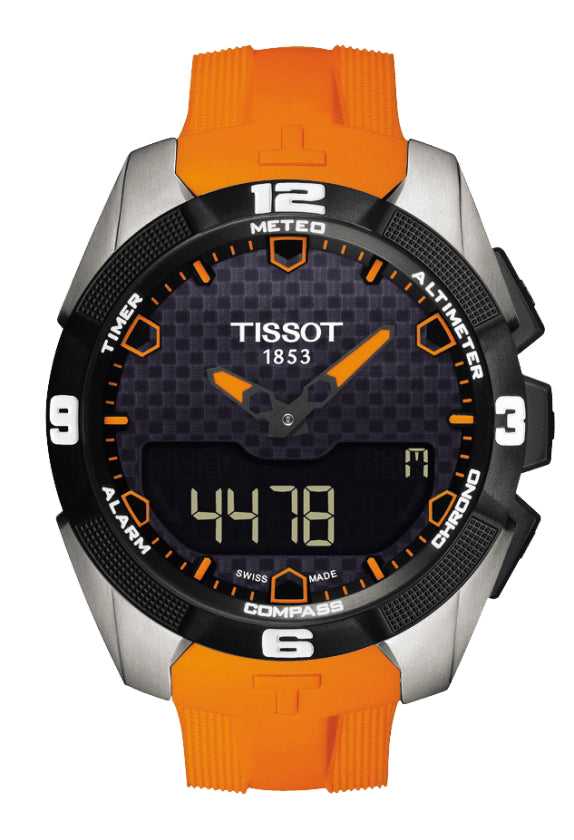 Tissot T-Touch Expert Solar Quartz Analog Digital Black Dial T091.420.47.051.01 Men's Watch