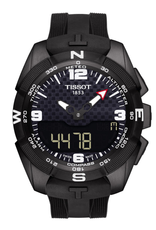 Tissot T-Touch Expert Solar Quartz Analog Digital Black Dial T091.420.47.057.01 Men's Watch