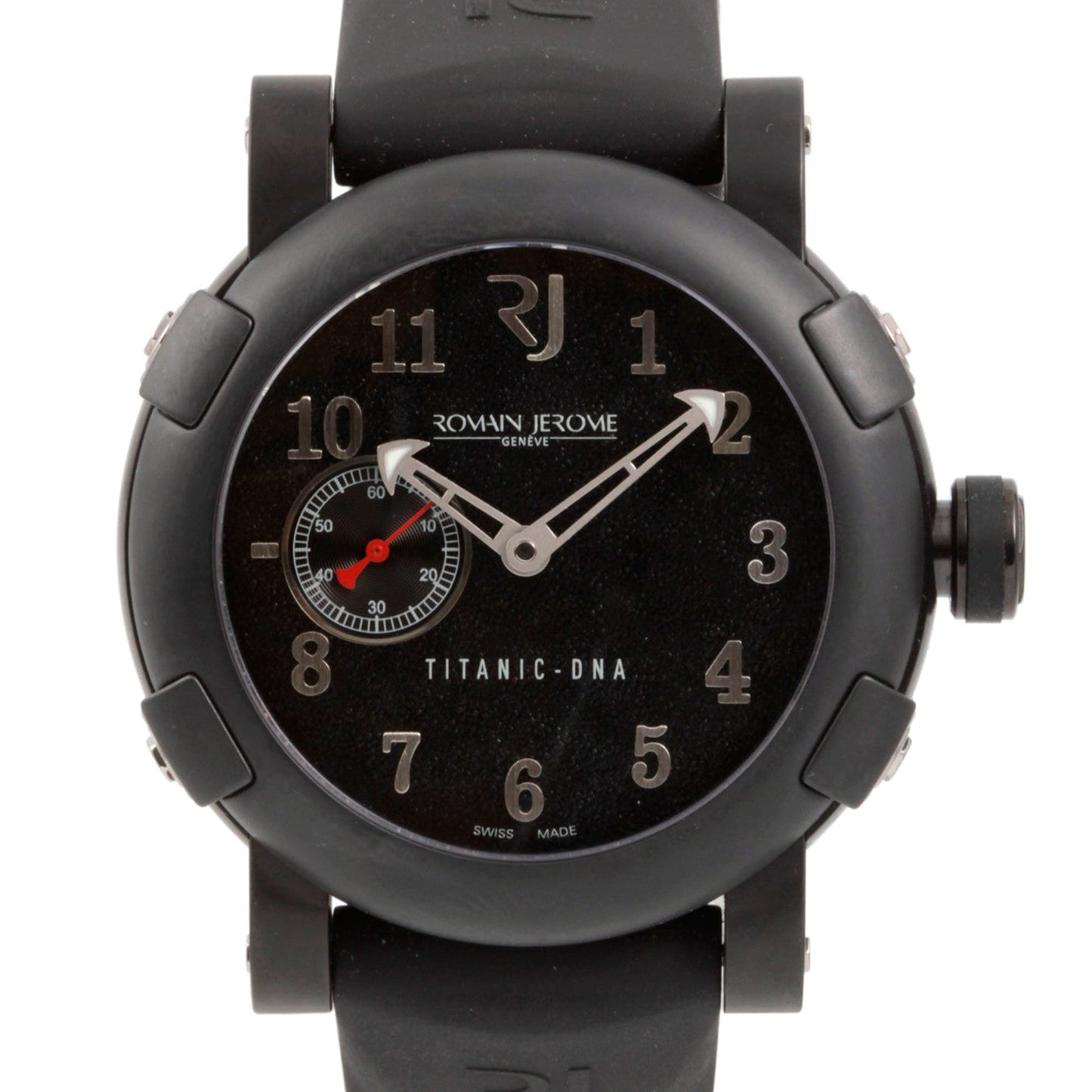 Romaine Jerome Five Black Ceramic Bezel On Rubber Strap TBBBBB00BB