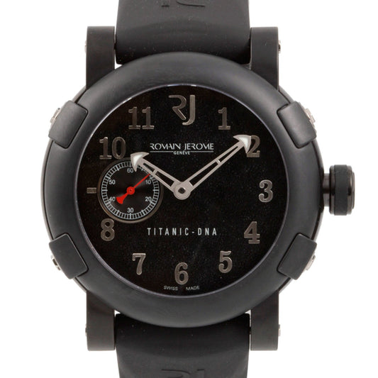 Romaine Jerome Five Black Ceramic Bezel On Rubber Strap TBBBBB00BB