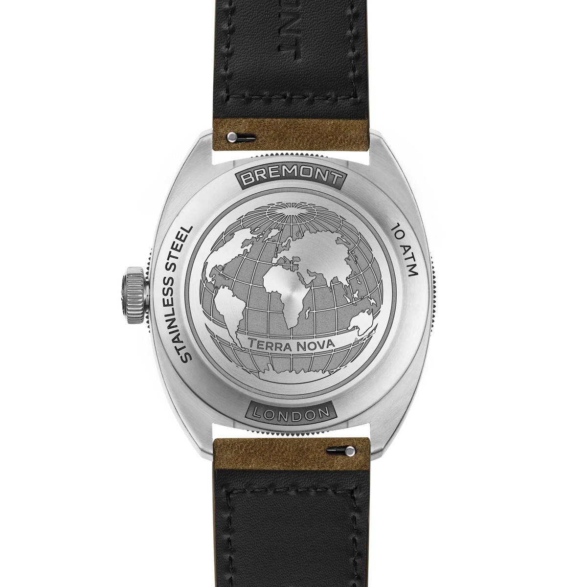 Bremont Watches | Mens | Terra Nova Terra Nova 40.5 Turning Bezel Power Reserve TN40-PWR-SS-GN-L-S