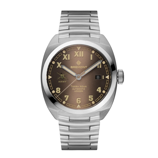 Bremont Watches | Mens | HMAF HMAF Terra Nova 40.5mm Date Bracelet TN40-DT-SS-HMAF-BR-B