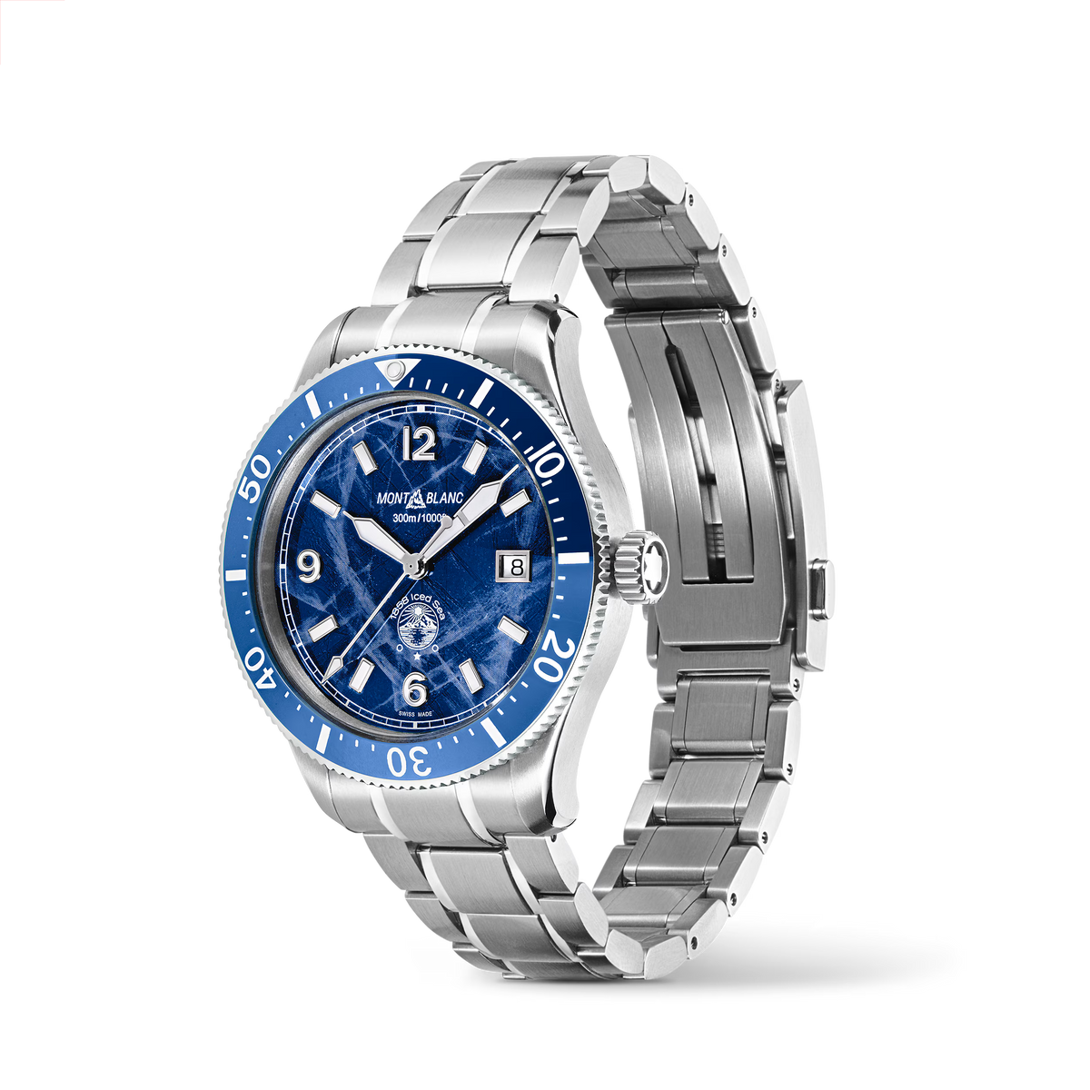 Montblanc Iced Sea Automatic Date - Steel - Ceramic - Blue - Montblanc® US MB129369