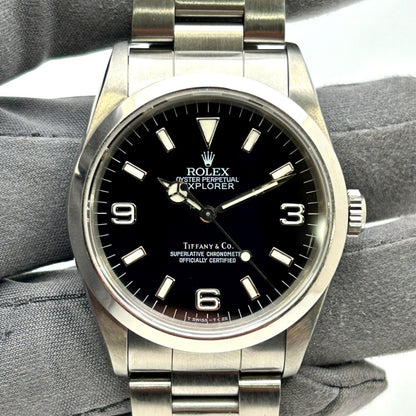 Pre-Owned Rolex Explorer "tiffany & Co " 14270