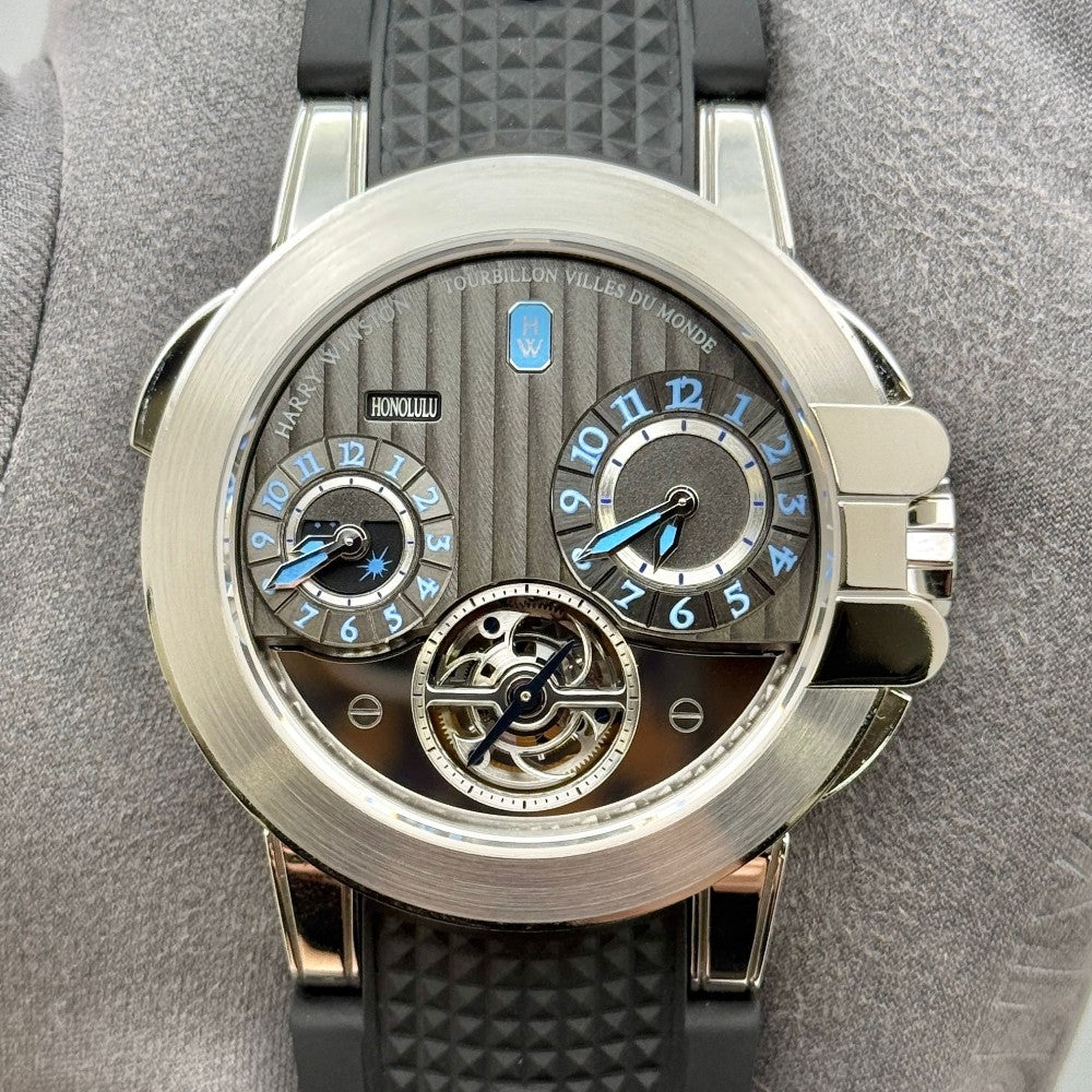 Pre-Owned Harry Winston Ocean Tourbillon 400/MATTZ45WL.A