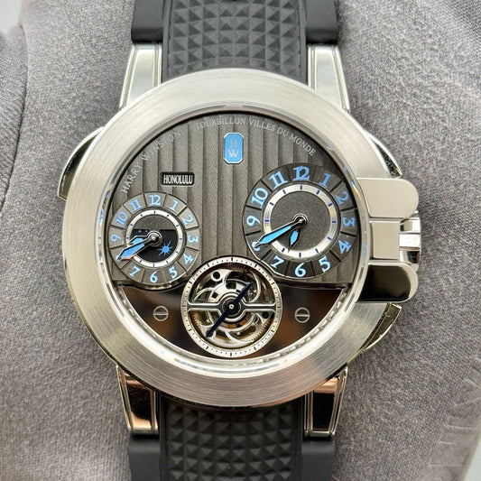 Pre-Owned Harry Winston Ocean Tourbillon 400/MATTZ45WL.A