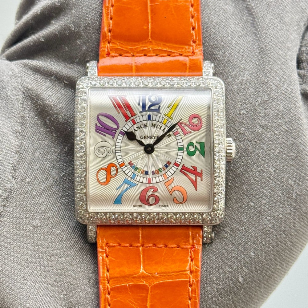 Pre-Owned Franck Muller Master Square Color Dreams 6002 M QZ COL DRM V D