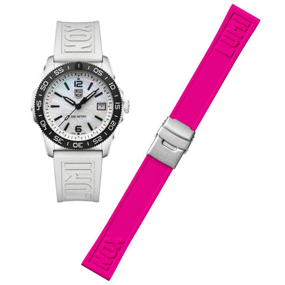 Luminox Pacific Diver Ripple, Mother of Pearl, 39 mm, Dive Watch Set XS.3128M.SET
