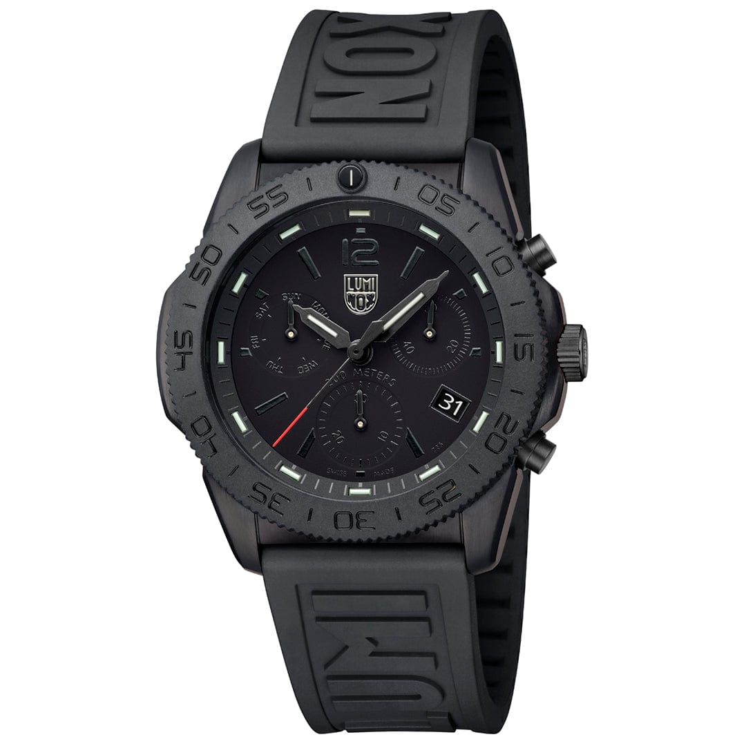Luminox Pacific Diver Chronograph, 44mm, Diver Watch, Blackout XS.3141.BO.1