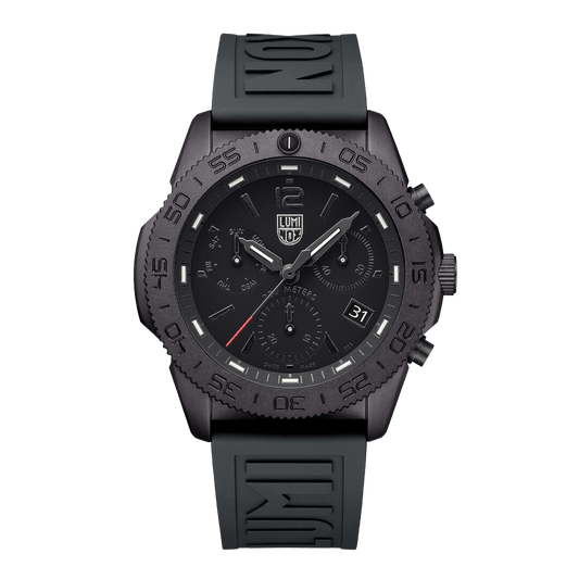 Luminox Pacific Diver Chronograph, 44mm, Diver Watch, Blackout XS.3141.BO.1