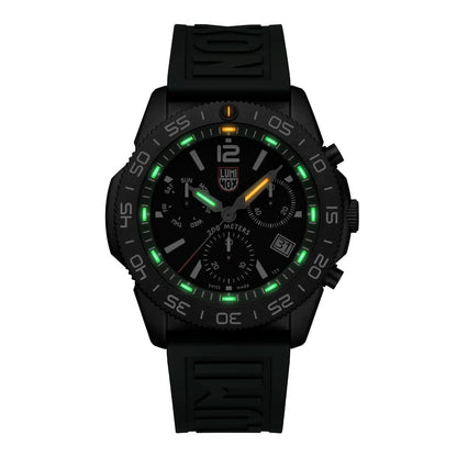 Luminox Watch, New Pacific Diver Chronograph, 44mm, Dive Watch, Forest Green XS.3147