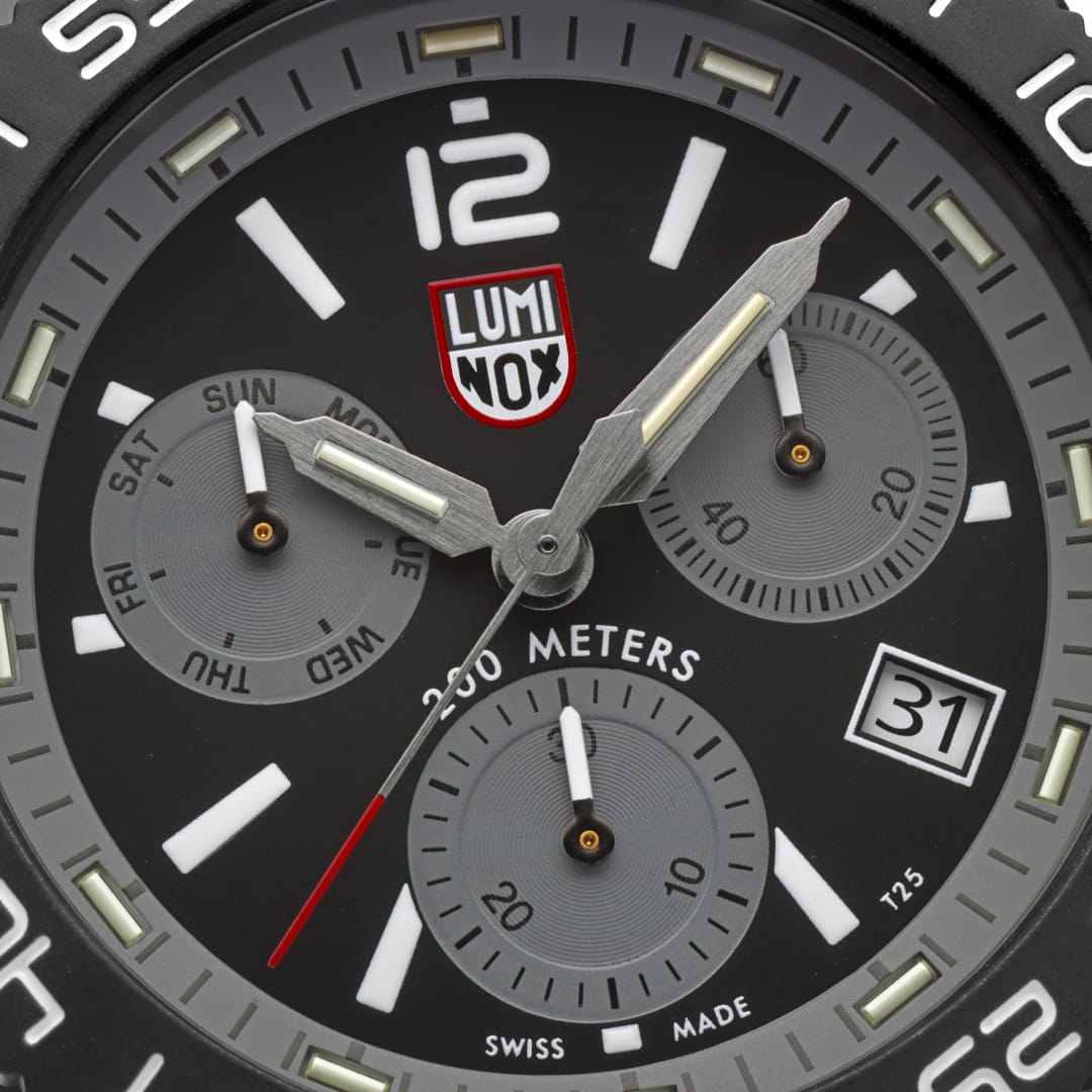 Luminox Watch, New Pacific Diver Chronograph, 44mm, Dive Watch, Graphite Grey XS.3148