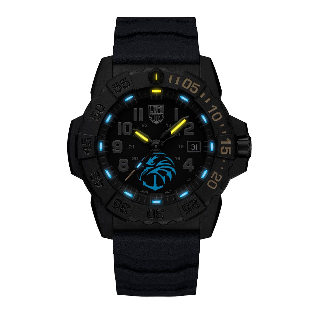 Luminox Watch, New Navy SEAL Foundation 3500, 45 mm, Military Dive Watch, The Guardian, Limited Edition XS.3505.NSF.N