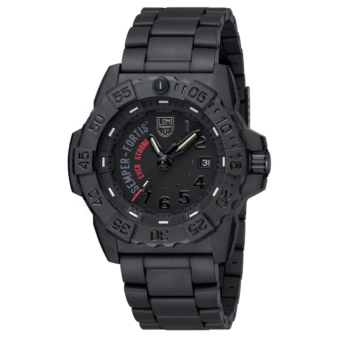 Luminox Watch, New Navy SEAL 3500, 45mm, Military Dive Watch, Semper Fortis XS.3515.N
