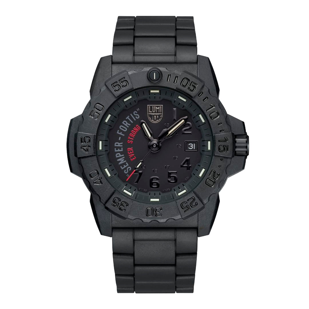 Luminox Watch, New Navy SEAL 3500, 45mm, Military Dive Watch, Semper Fortis XS.3515.N