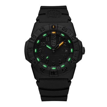 Luminox Watch, New Navy SEAL 3550, 44 mm, Military Dive Watch, Blackout XS.3551.BO